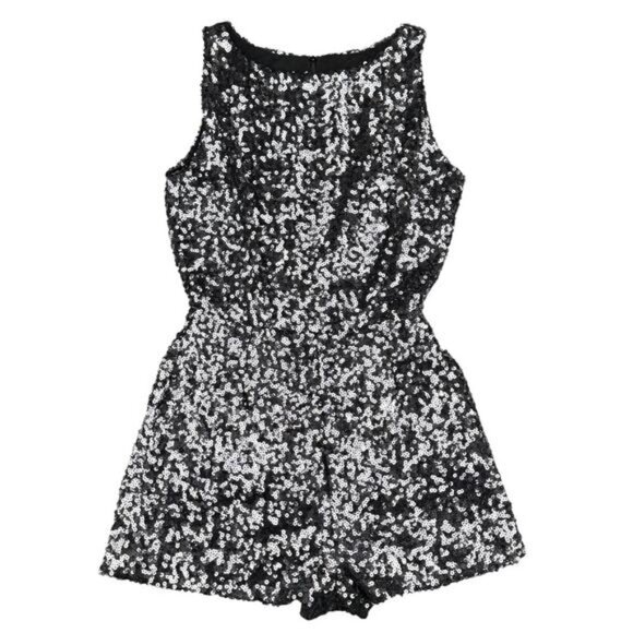 BB DAKOTA Callan Full Sequin Romper Sz 0 - Picture 3 of 6